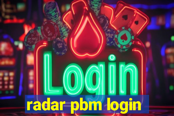 radar pbm login